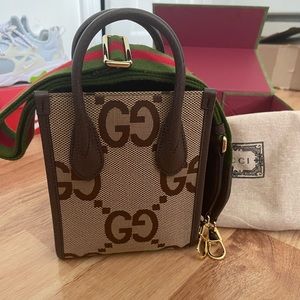 Gucci Brown and Tan Crossbody Bag